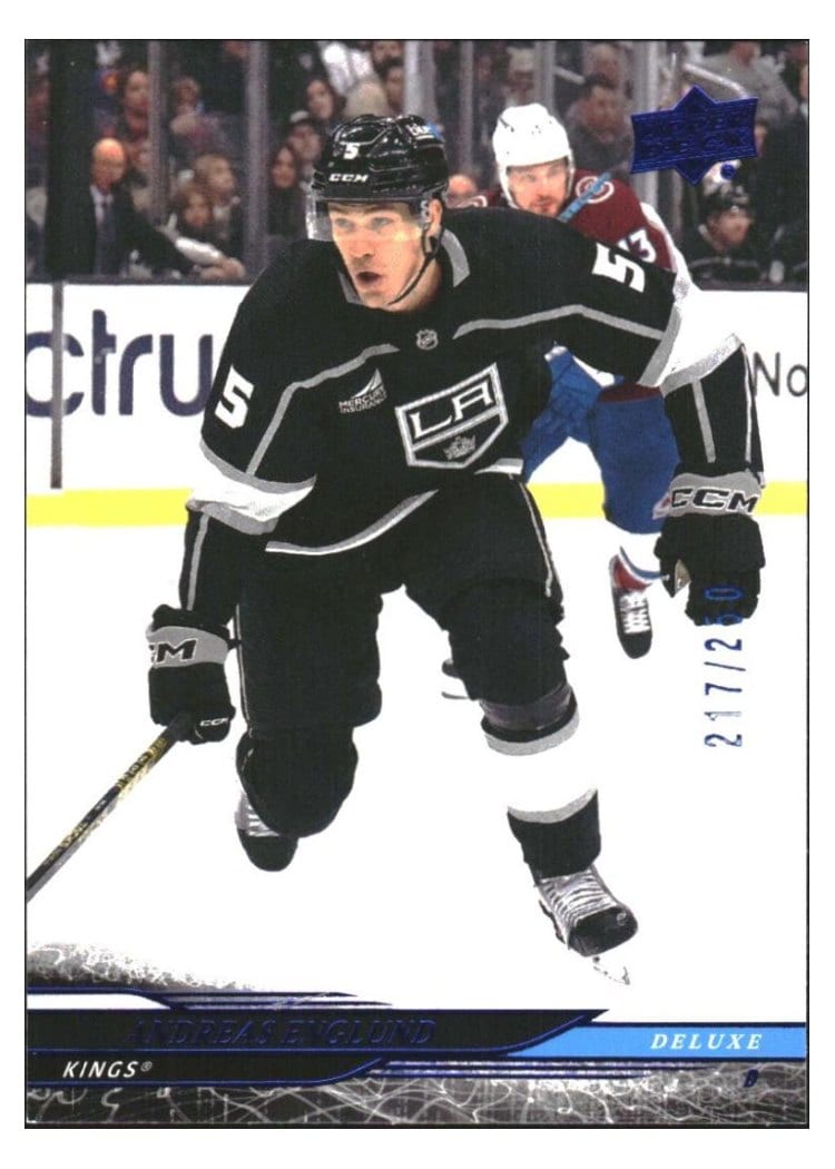2024-25 Upper Deck Base Set Andreas Englund Deluxe #327 card