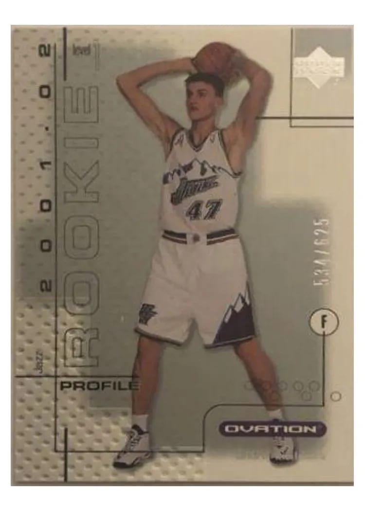 2001 Upper Deck Ovation Andrei Kirilenko #95 card