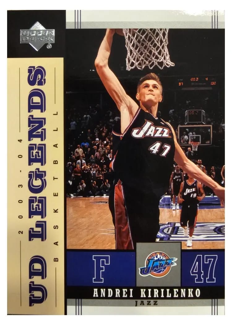 2003 Upper Deck Legends Andrei Kirilenko #85 card