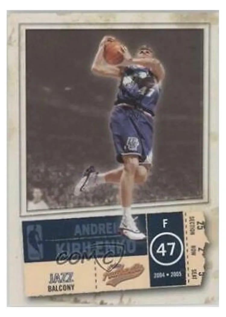 2004 Fleer Authentix Andrei Kirilenko #4 card
