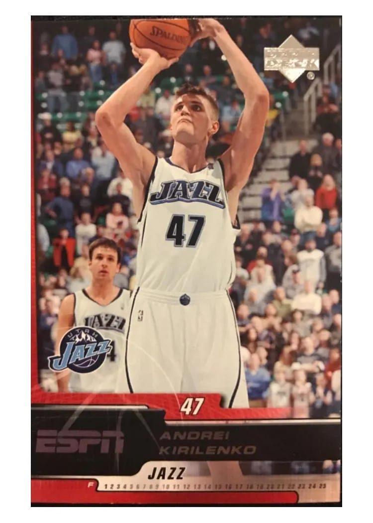2005 Upper Deck ESPN Andrei Kirilenko #85 card