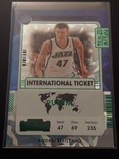 2021 Panini Contenders International Ticket Andrei Kirilenko #8 card