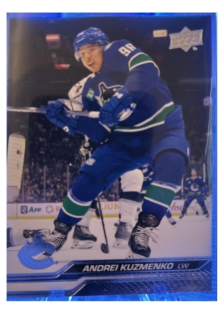 2023-24 Upper Deck Base Set Andrei Kuzmenko #424 card