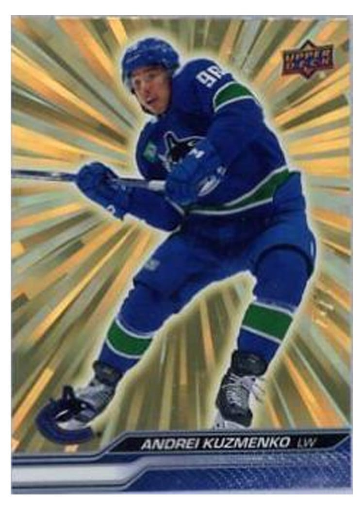 2023-24 Upper Deck Base Set Andrei Kuzmenko #424 card