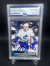 2023-24 Upper Deck Credentials Main Stage Signatures Andrei Kuzmenko #MS-AK card