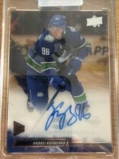 2024-25 Upper Deck Clear Cut Vintage Autos Andrei Kuzmenko #VA-AK card