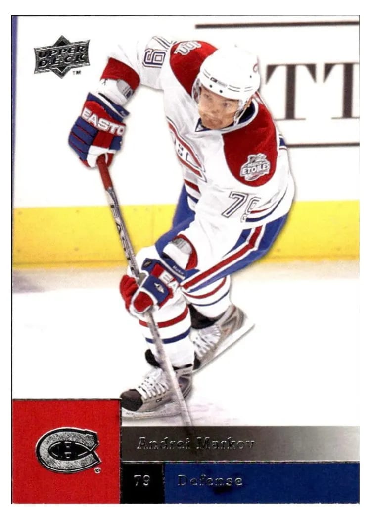 2009 Upper Deck Andrei Markov #15 card