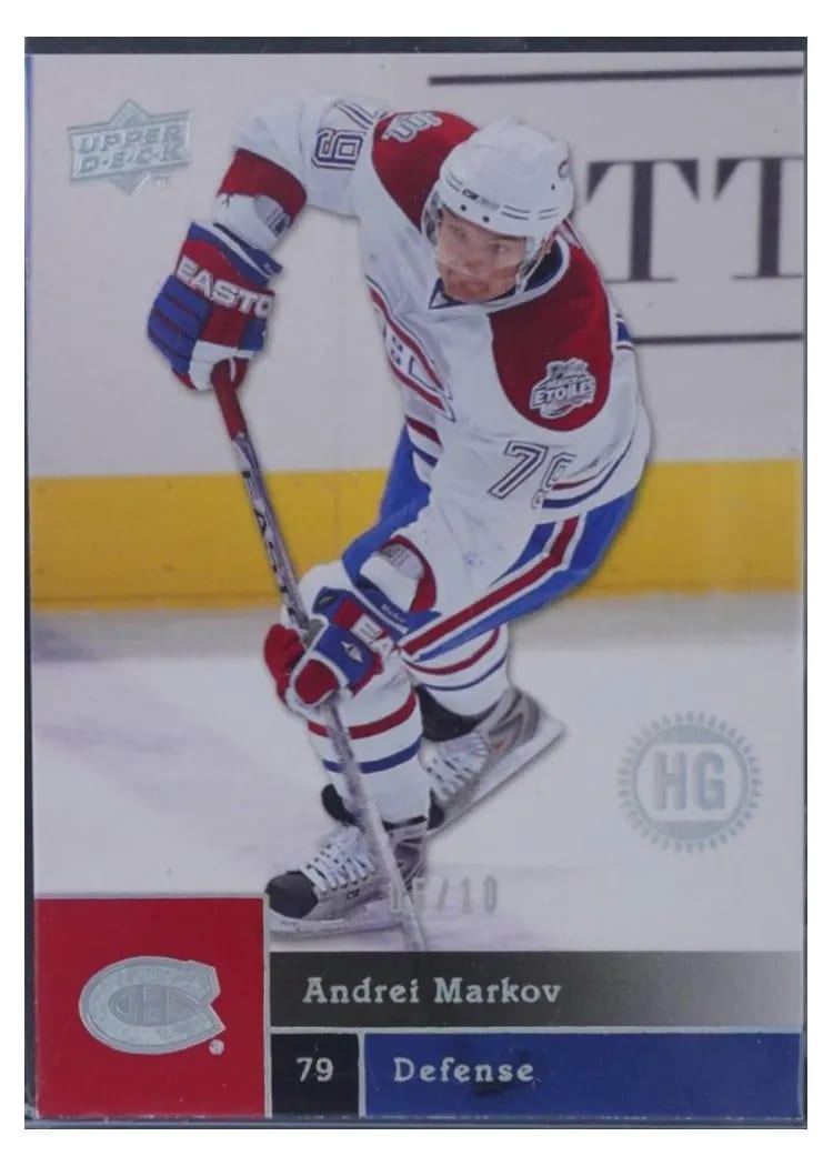 2009 Upper Deck Andrei Markov High Gloss #15 card