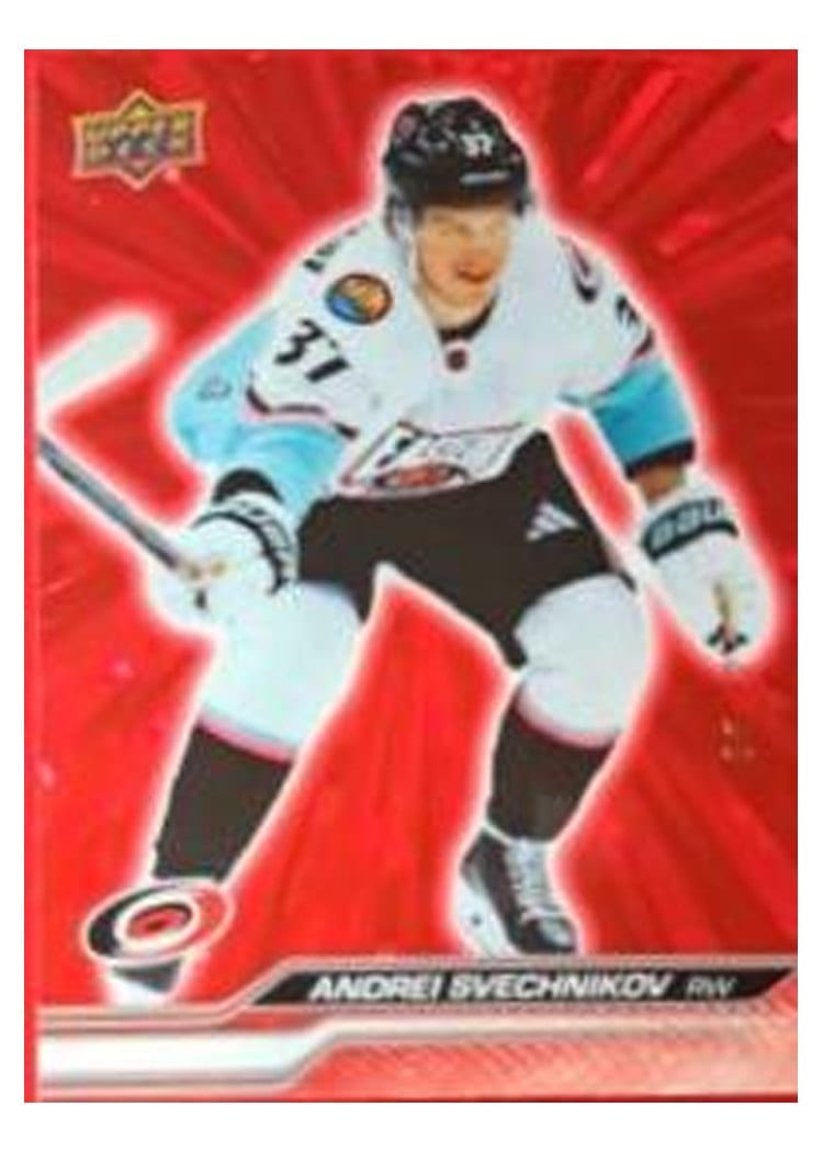 2023-24 Upper Deck Base Set Andrei Svechnikov #684 card