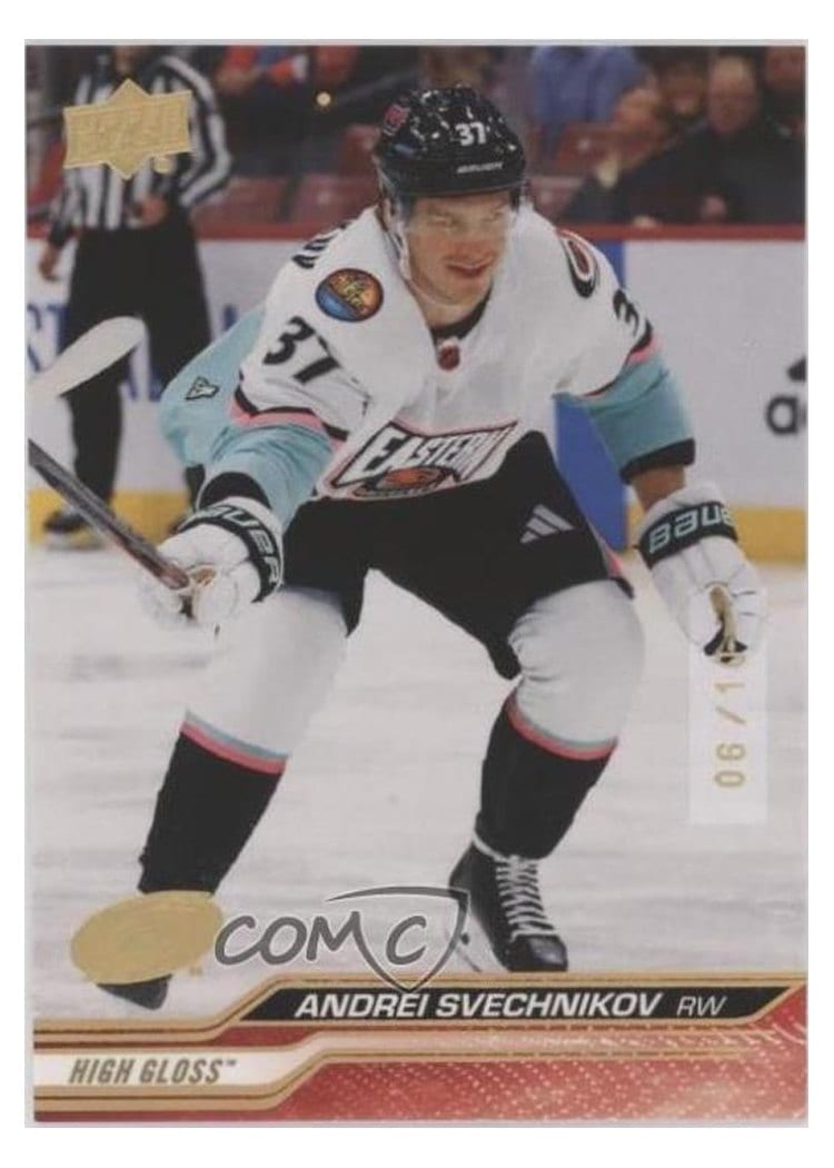 2023-24 Upper Deck Base Set Andrei Svechnikov #684 card