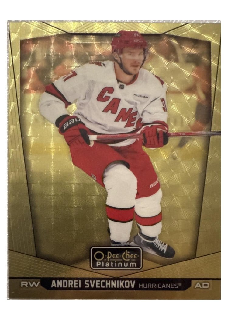 2024-25 O-Pee-Chee Platinum Base Set Andrei Svechnikov #199 card