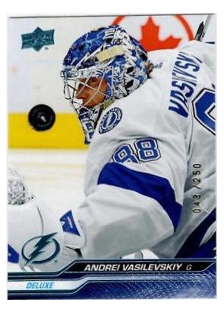 2023-24 Upper Deck Base Set Andrei Vasilevskiy #166 card