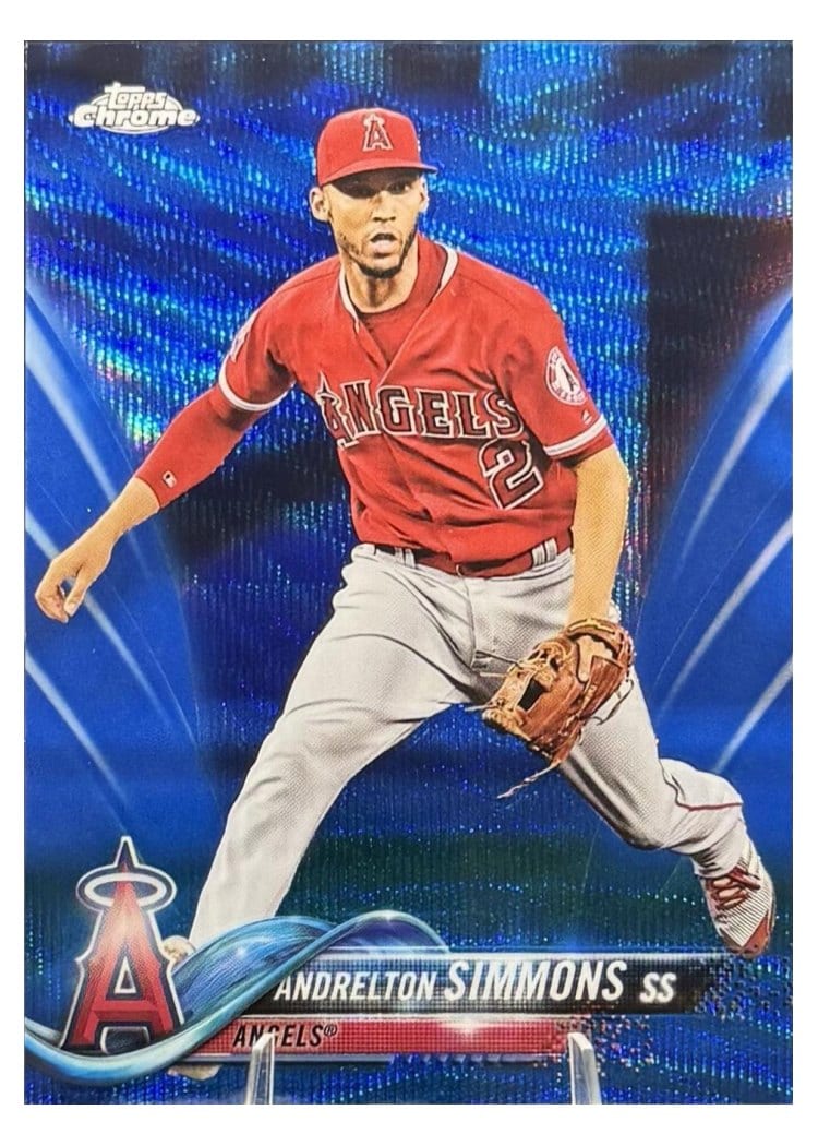 2018 Topps Chrome Base Set Andrelton Simmons #97 card