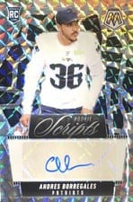2025 Panini Mosaic Rookie Scripts Andres Borregales #RS-ABS card