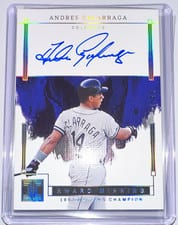 2024 Panini Impeccable Award Winning Autographs Andres Galarraga #AWA-AG card