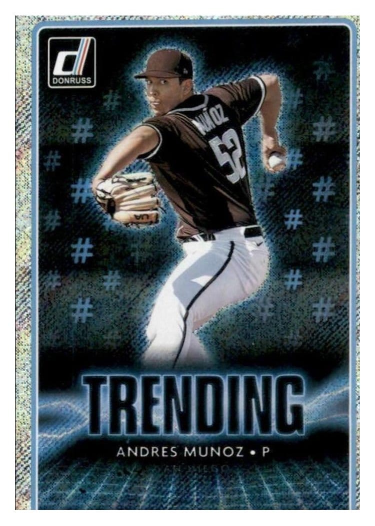 2021 Donruss Trending Andres Munoz #TR11 card
