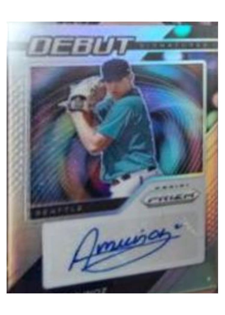 2021 Panini Prizm Debut Signatures Andres Munoz #DS-AM card
