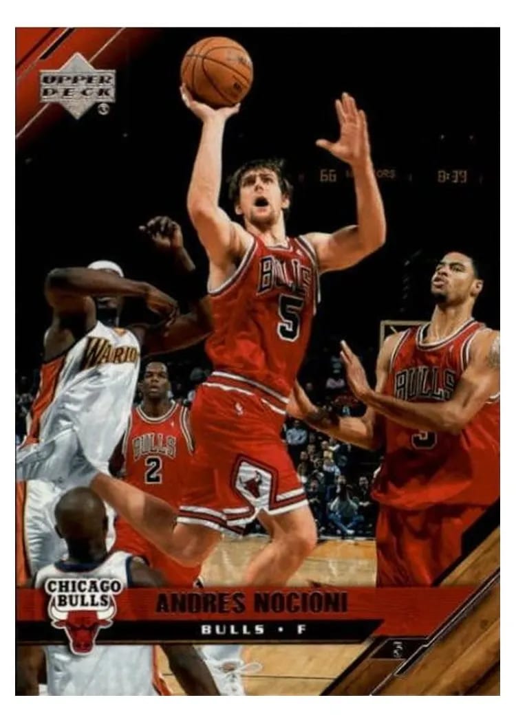 2005 Upper Deck Andres Nocioni #24 card