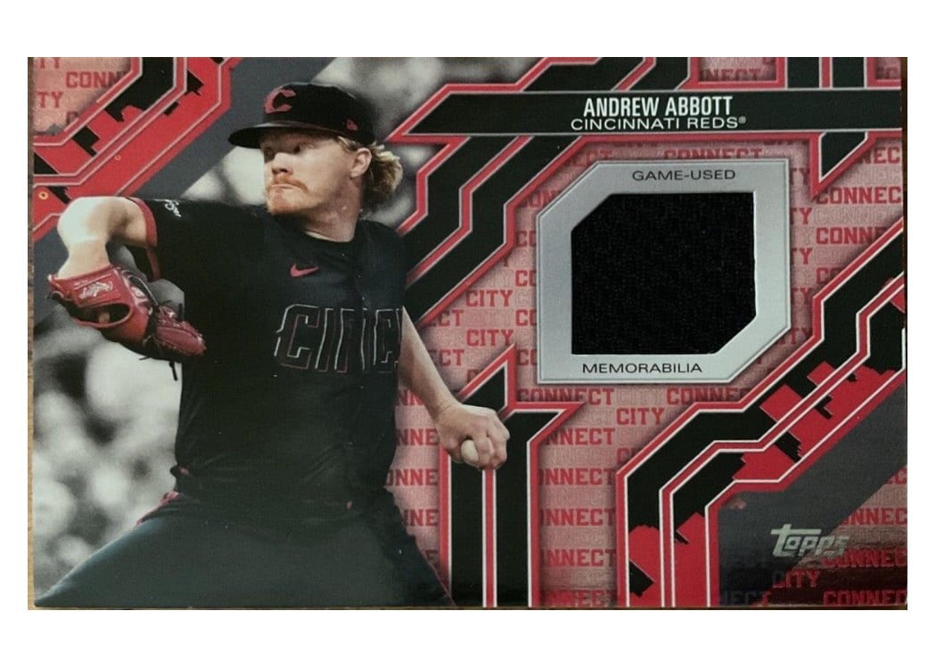 2025 Topps City Connect Swatch Collection Series One Andrew Abbott #CC-AA card