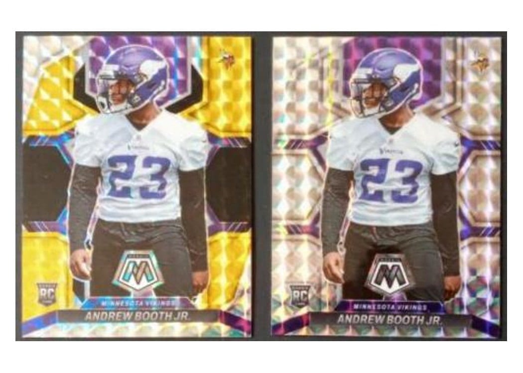 2022 Panini Mosaic Base Set Andrew Booth Jr #386 card