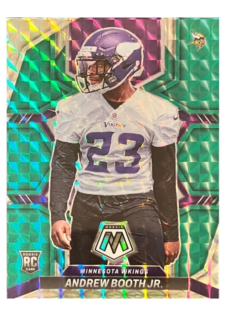 2022 Panini Mosaic Base Set Andrew Booth Jr #386 card