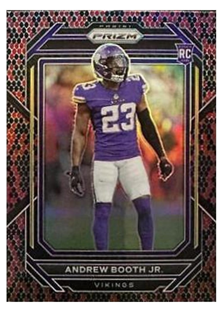 2022 Panini Prizm Base Set Andrew Booth Jr. #387 card