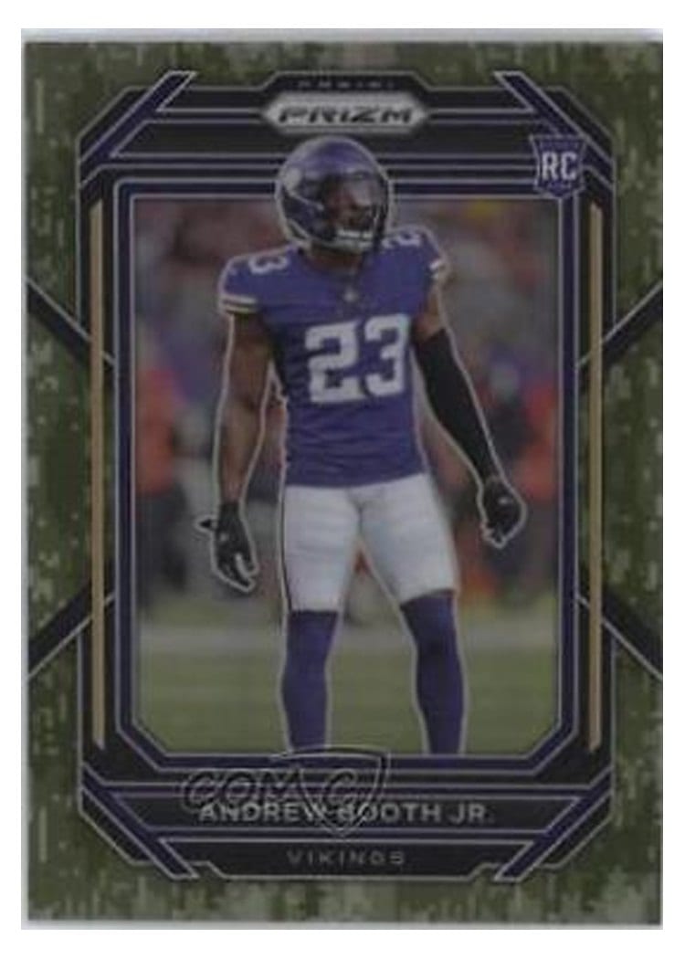 2022 Panini Prizm Base Set Andrew Booth Jr. #387 card