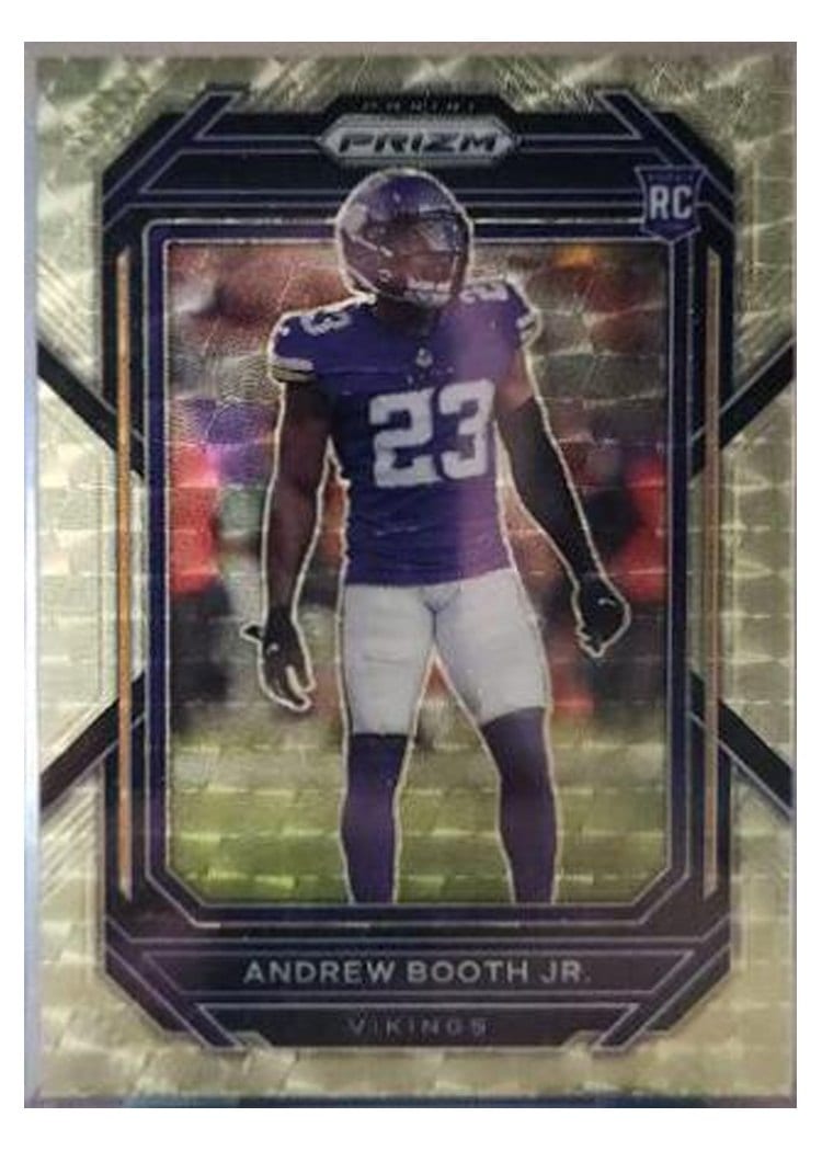 2022 Panini Prizm Base Set Andrew Booth Jr. #387 card