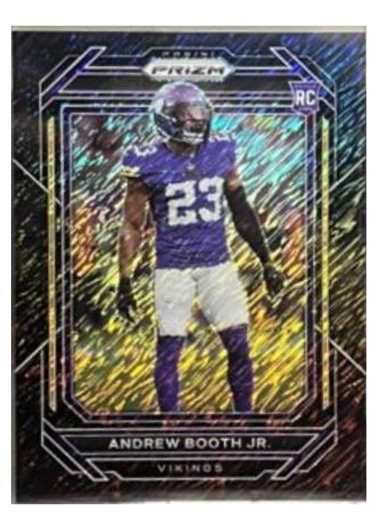 2022 Panini Prizm Base Set Andrew Booth Jr. #387 card