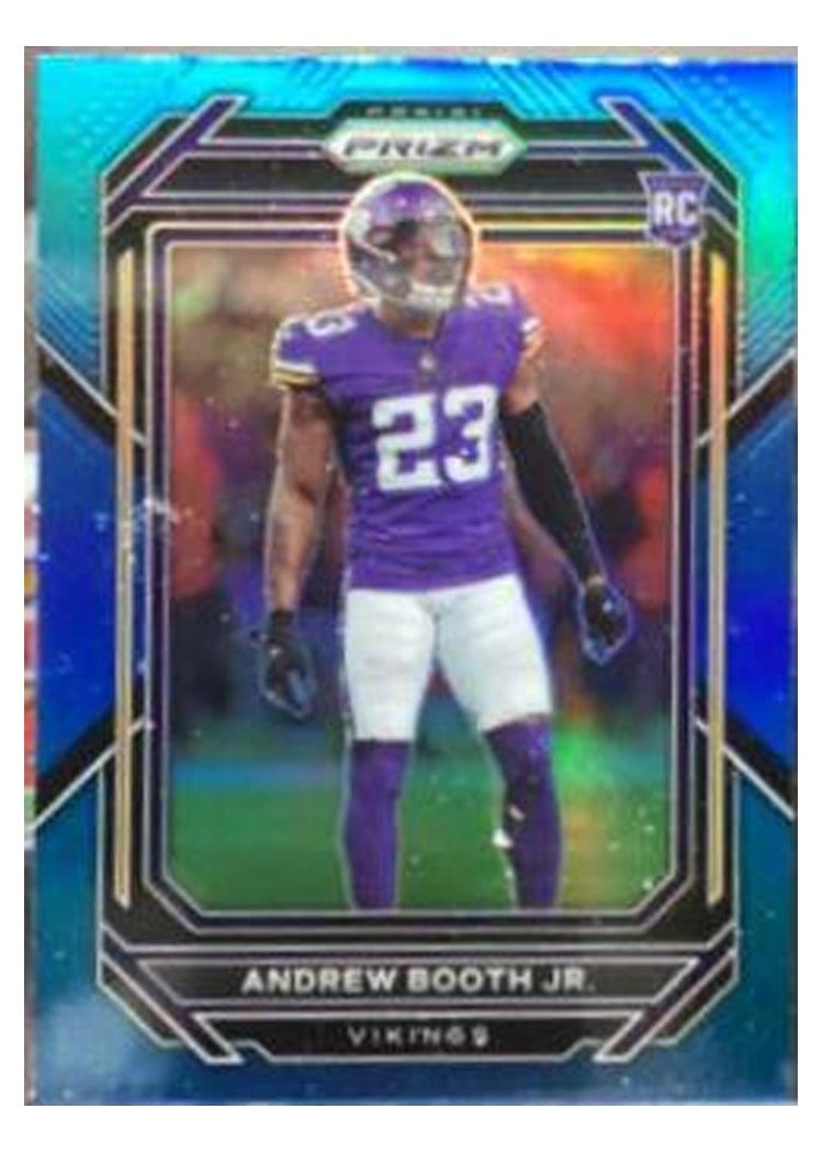 2022 Panini Prizm Base Set Andrew Booth Jr. #387 card