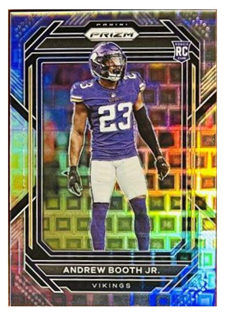 2022 Panini Prizm Base Set Andrew Booth Jr. #387 card
