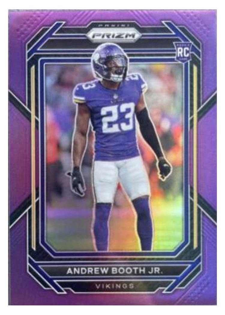 2022 Panini Prizm Base Set Andrew Booth Jr. #387 card