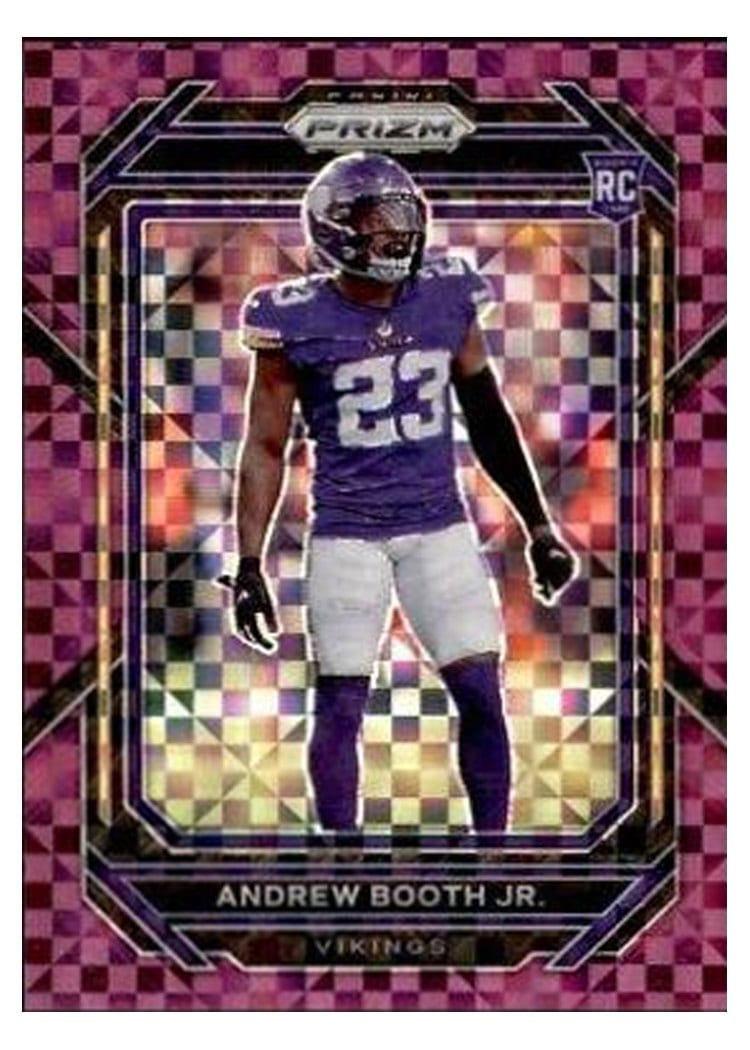 2022 Panini Prizm Base Set Andrew Booth Jr. #387 card
