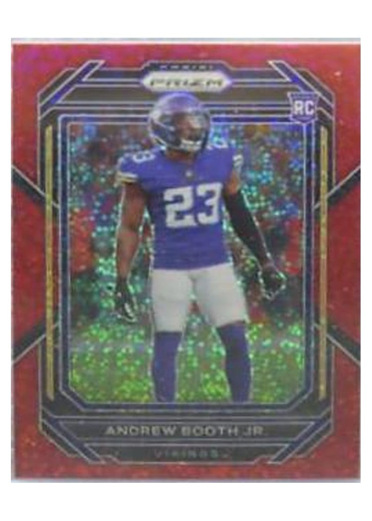 2022 Panini Prizm Base Set Andrew Booth Jr. #387 card