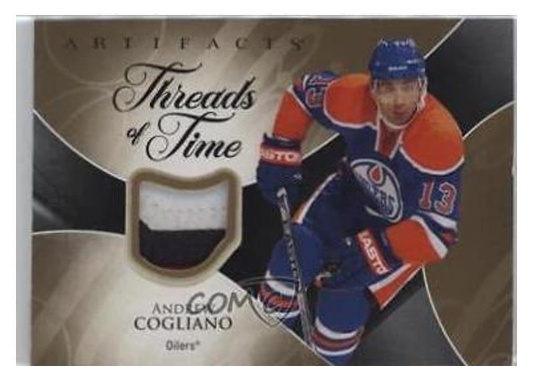 2023-24 Upper Deck Artifacts Threads of Time Andrew Cogliano #TT-AC card