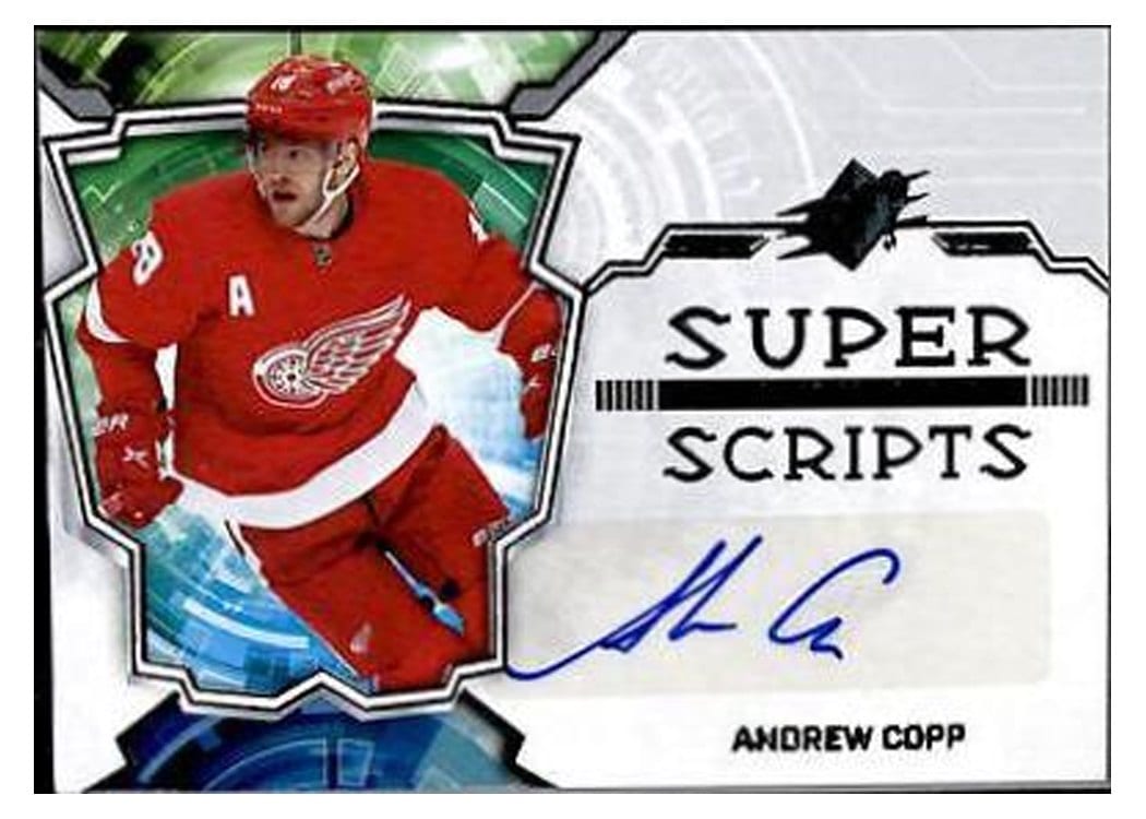 2022-23 SPx Superscripts Andrew Copp #SS-AC card