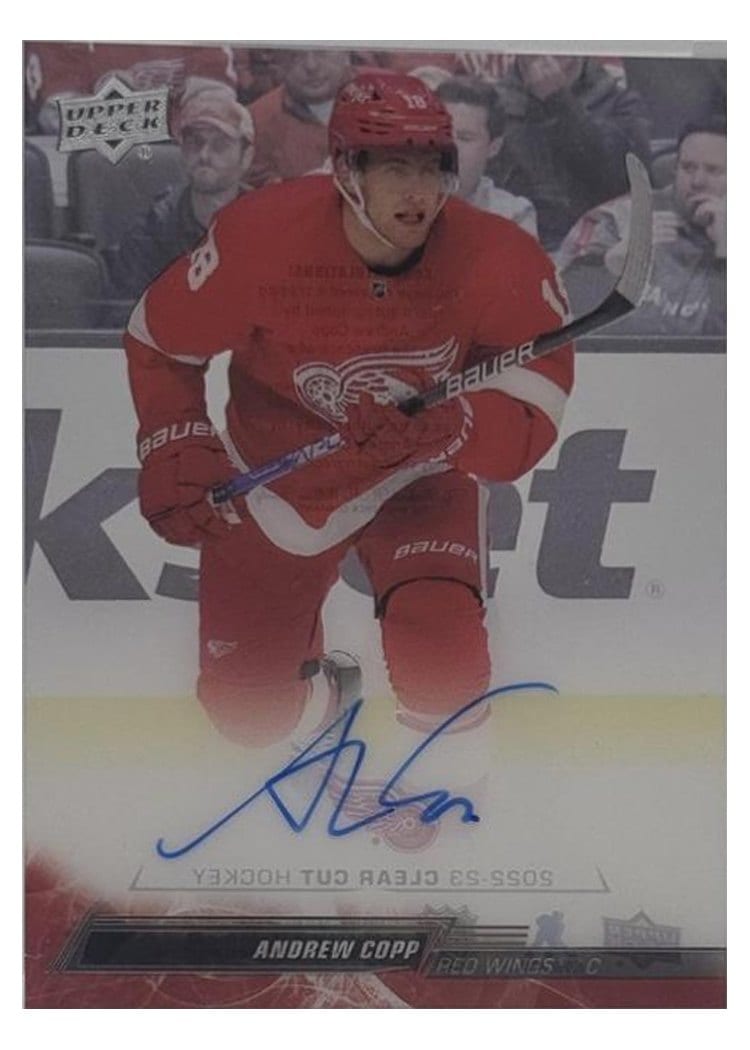 2024-25 Upper Deck Clear Cut Base Set Andrew Copp #CC-AC card