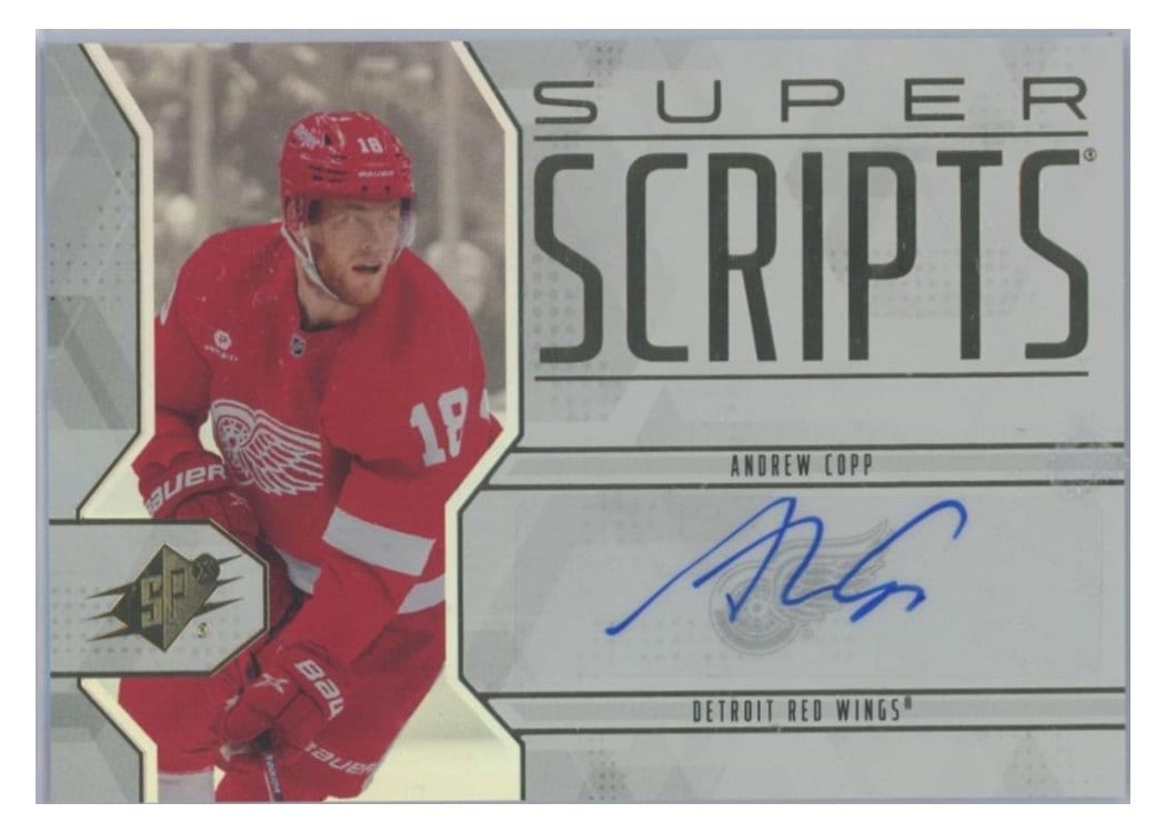 2025-26 SPx SuperScripts Andrew Copp #SS-AC card