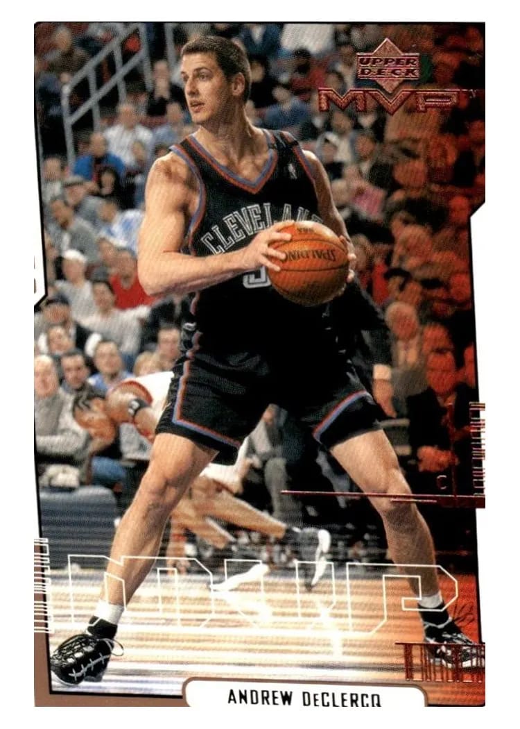 2000 Upper Deck MVP Andrew DeClercq #33 card