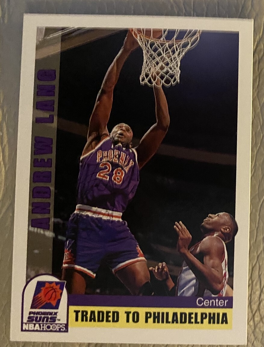 1992-93 Hoops Base Set Andrew Lang #183 card