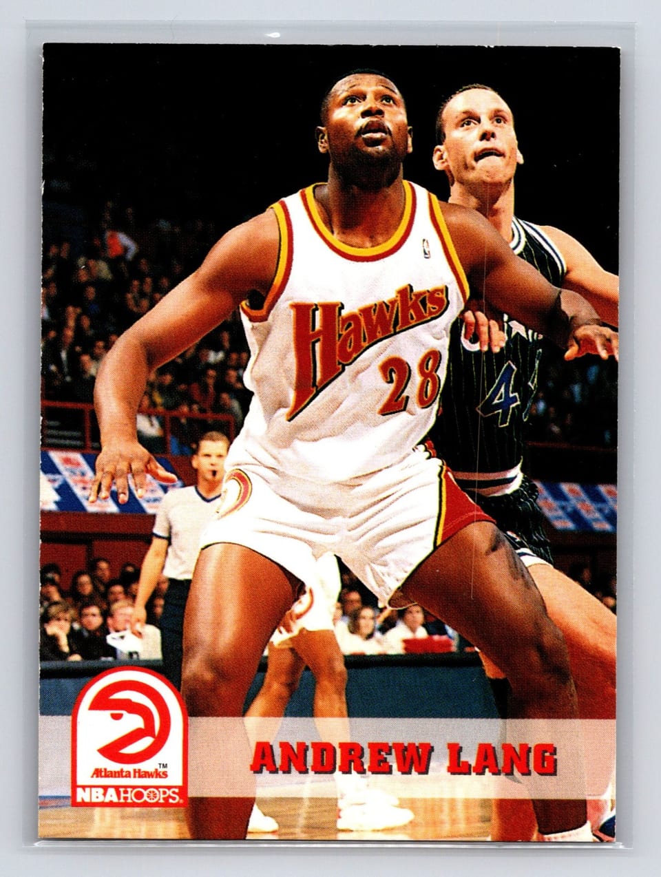 1993-94 Hoops Base Set Andrew Lang #303 card