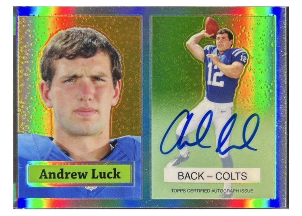 2012 Topps Chrome 1957 Inserts Andrew Luck #1 card