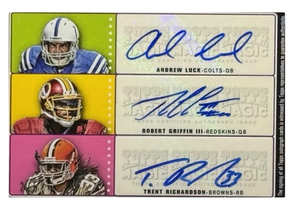 2012 Topps Magic Andrew Luck #1 card