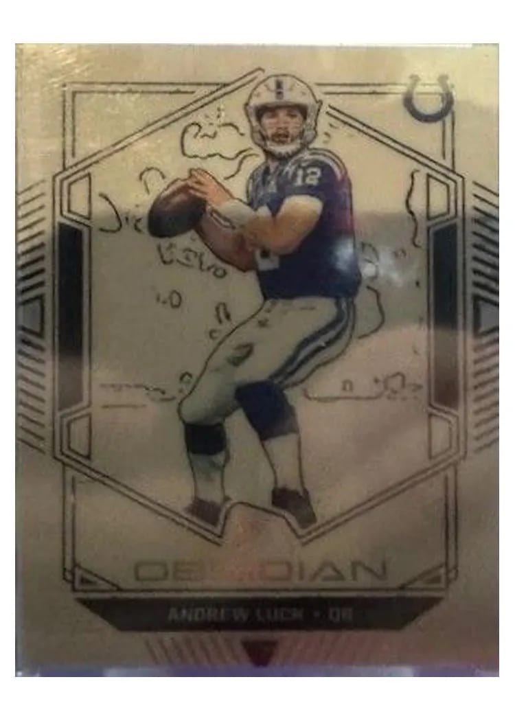 2019 Panini Obsidian Andrew Luck #33 card