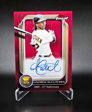 2025 Finest Rookie Cup Anniversary Autographs Andrew McCutchen #RCAA-AM card