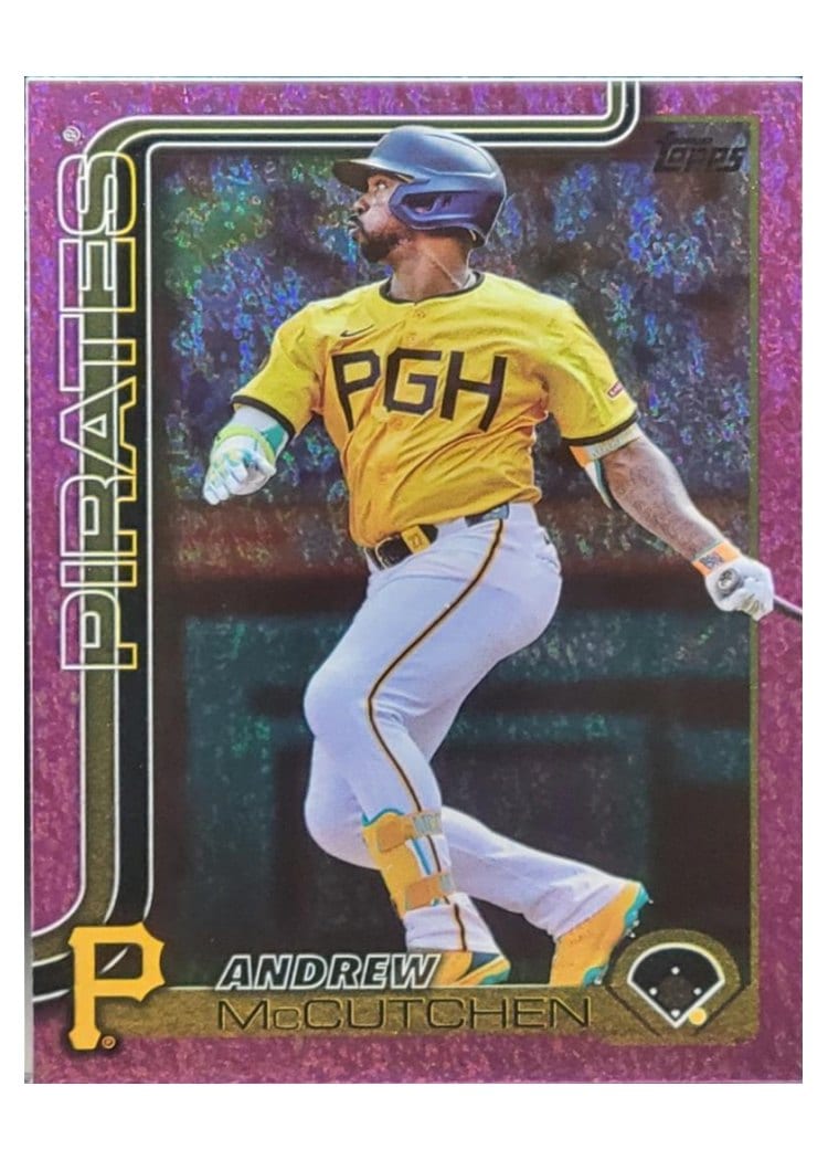 2025 Topps Base Set Andrew McCutchen Pink Foil #42 card