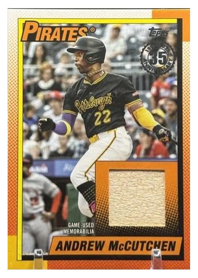 2025 Topps Update 1990 Topps Baseball Relics Andrew McCutchen #90RU-AM card