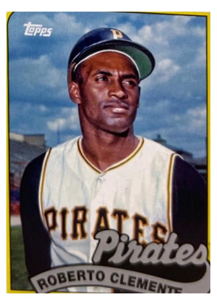 2023 Topps Archives 1989 Doubleheaders Andrew McCutchen / Roberto Clemente #89DH-20 card