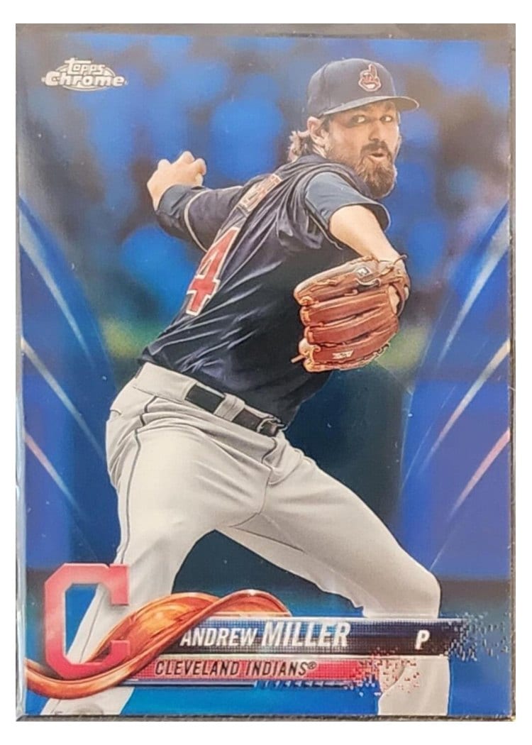 2018 Topps Chrome Base Set Andrew Miller #117 card