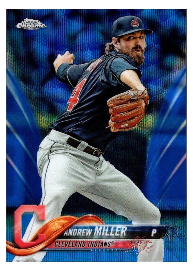2018 Topps Chrome Base Set Andrew Miller #117 card